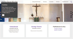 Desktop Screenshot of heilig-geist-kirche.de